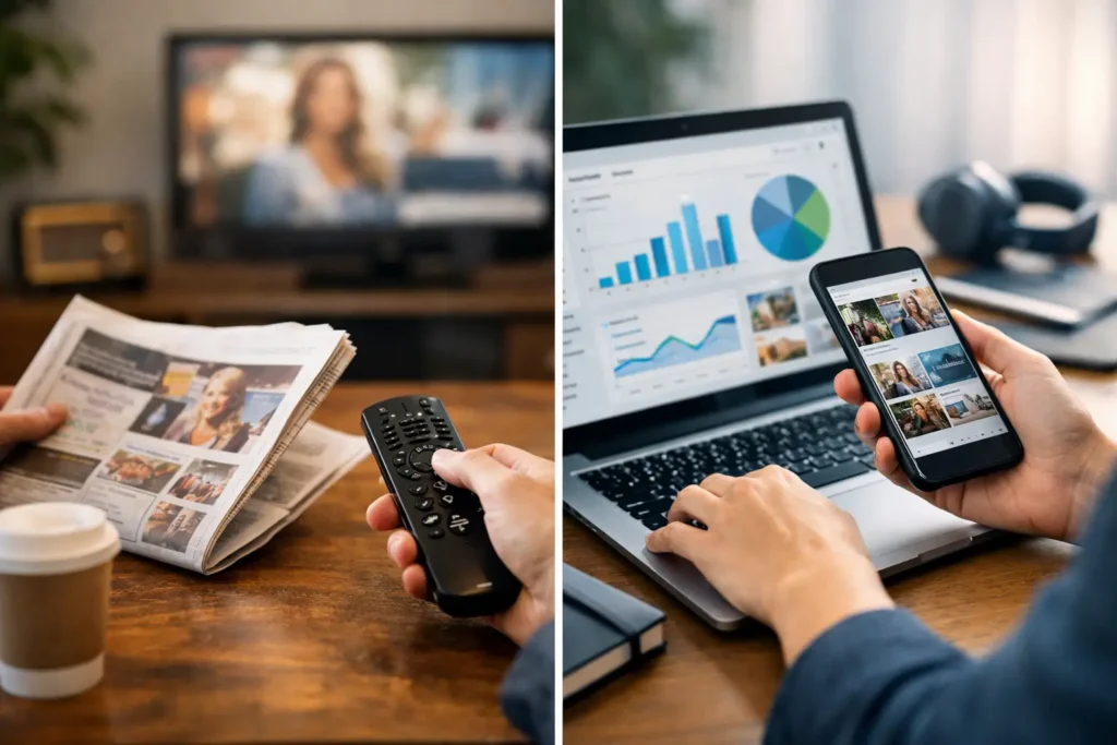 Traditional Advertising vs Digital Advertising