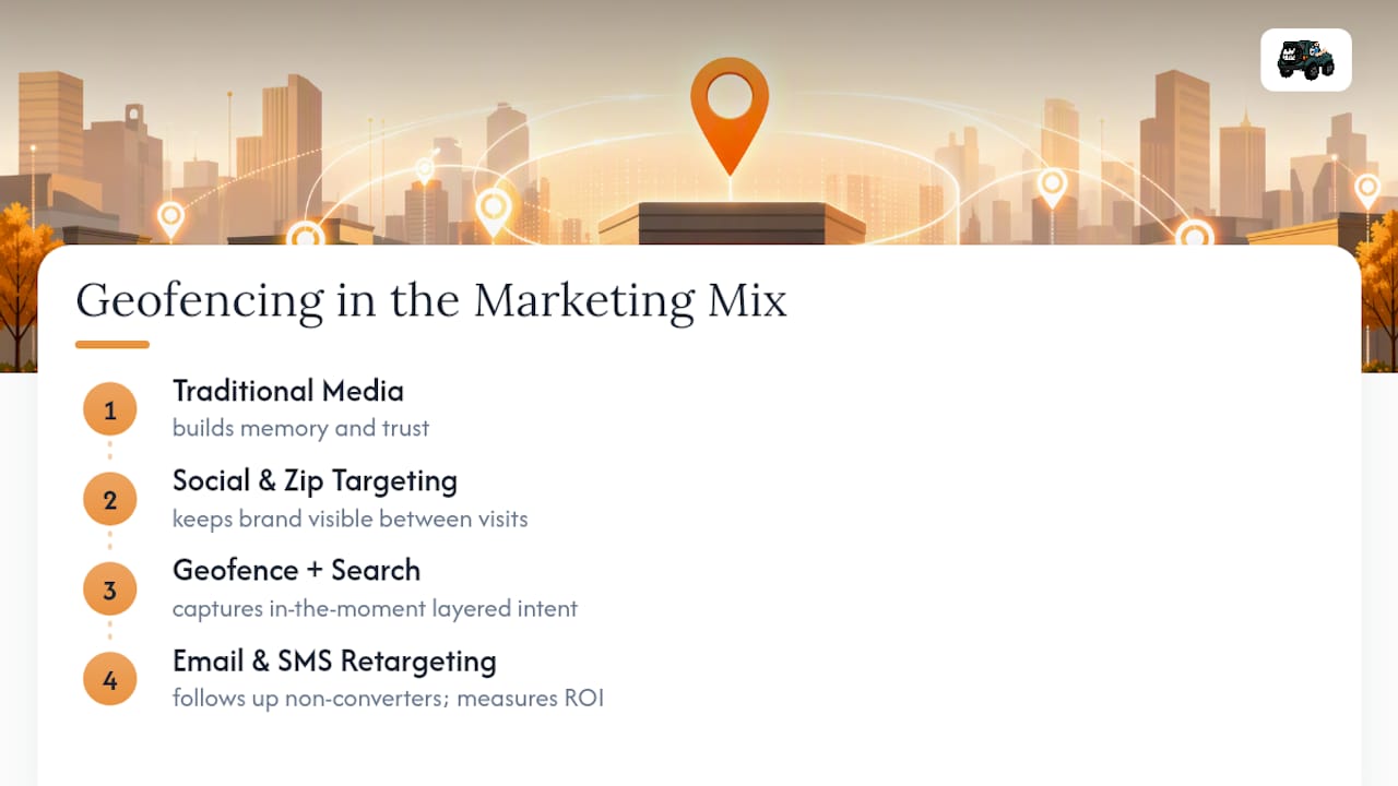 How Does Geofencing Fit With Other Marketing Channels? — overview diagram