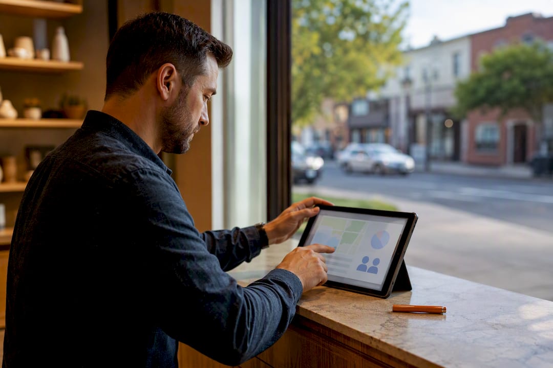 Marketer setting local video campaign targeting
